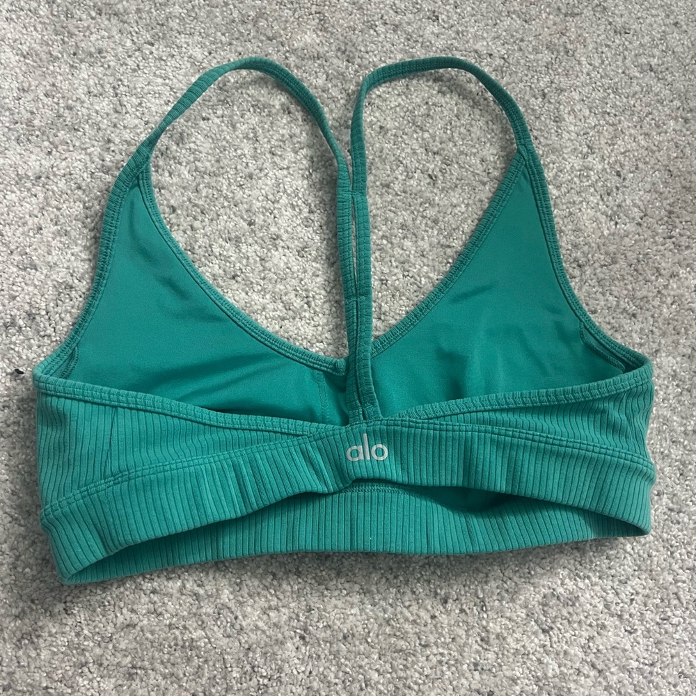 ALO Yoga Teal sports bra~ never worn